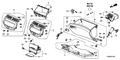 Honda New 2008-2011 Fits Honda Accord Panel Assy., Center *YR327L* (PEARL IVORY), Part # 77250-TA0-A23ZC