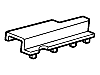 Ford New 2001-2003 Fits Ford F-150 Plate - Door Scuff Base No. 13228 Position Passenger Side, Part # YL3Z1613228AAB