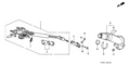 Honda New 1994-1995 Fits Honda Accord Column Assembly, Steering (Driver Side), Part # 53200-SV1-A02