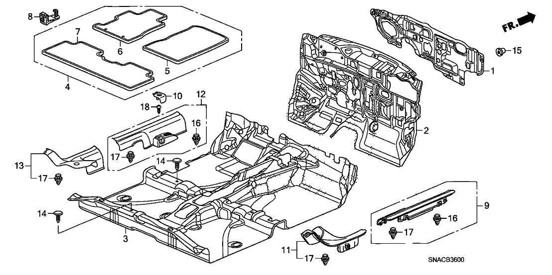 New 2009-2011 Fits Honda Civic Garnish Assy., L. FR. Side (Inner) *YR400L* (SIENNA BEIGE), Part # 84251-SNA-A01ZG