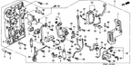 New 2003-2005 Fits Honda Civic Plate, Junction Board, Part # 1E110-PZA-003