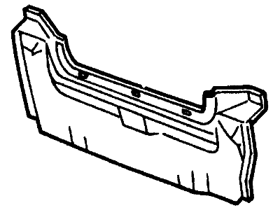 Ford New 1994-1997 Fits Ford Aspire Panel Back, Part # F4BZ6140320A