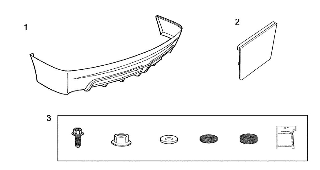 Honda New 2008 Fits Honda Civic Lid, RR. Fog Hole, Part # 71512-XVJ-000