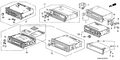 Honda New 1999-2001 Fits Honda CR-V Auto Radio Tuner Assembly, Part # 39100-S10-A31