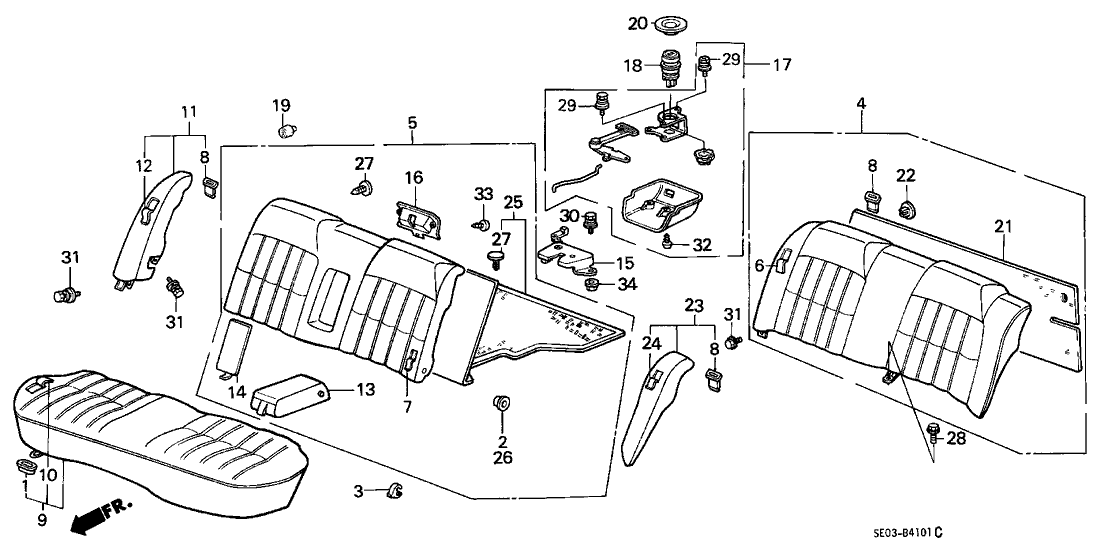 Honda New 1988 Fits Honda Accord Cover, Armrest *Y18L* (SILKY IVORY), Part # 82185-SE3-A61ZC