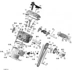 Fits 2003-2006 Ski-Doo Expedition 4-TEC / Expedition V-1000 Models Cylinder Ass’y Includes 2 To 3, OEM Part # 420923948