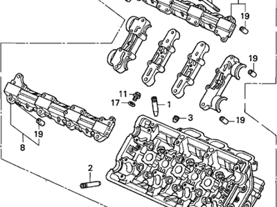 Acura New 1997-1999 Fits Acura NSX Cylinder Head Assembly, Rear, Part # 12300-PBY-J00