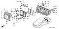 Honda New 2005-2007 Fits Honda Accord Hybrid Cover, Ipu, Part # 1B830-RCJ-A04