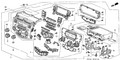 Honda New 2003-2007 Fits Honda Accord Base Assy., Power *NH482L* (Stanley) (UA BLACK METALLIC), Part # 39170-SDA-A11ZA