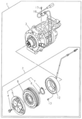 Honda New 1998-1999 Fits Honda Passport Clutch Magnet, A/C, Part # 89722-18800