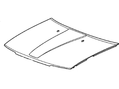 New 1988 Fits Acura Legend Hood Dot, Part # 06601-SD4-316ZZ