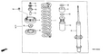 Honda New 1998-2002 Fits Honda Accord Front Spring, Part # 51401-S80-A02