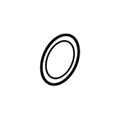 Acura New 2005-2012 Fits Acura RL Ring, Left Front Speaker Ornament Dark Silver, Part # 83588-SJA-A02ZB