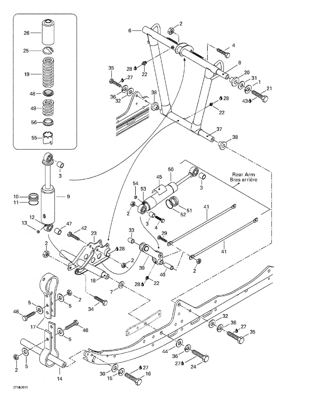 Fits 1996-2003 Ski-Doo Mach Z / Mach Z R Models Air Valve, OEM Part # 414888314