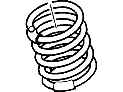 Ford New 2005-2006 Fits Ford / Mercury Escape / Mariner Spring - Rear Base No. 5560 Position Rear, Part # 5L8Z5560FA