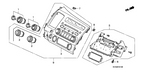 New 2006-2007 Fits Honda Civic Audio Unit (Clarion), Part # 39171-SVA-A02