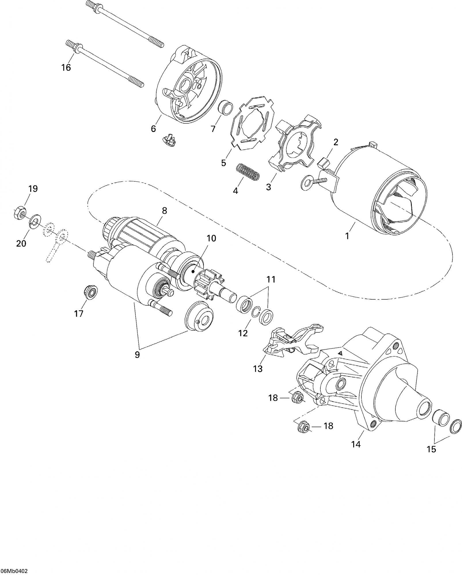 Fits 2002-2006 Ski-Doo Grand Touring 380 F/500 F / Grand Touring 380 F/550 F Models Housing, OEM Part # 410213108