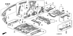 New 2007-2008 Fits Honda Fit Extension, R. RR. Floor Side, Part # 65514-SAA-G00ZZ