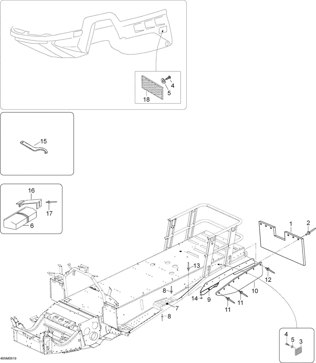 Fits 2004-2007 Ski-Doo Expedition 4-TEC / Expedition 600 H.O. SDI Models Rivet, OEM Part # 36891