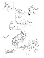 Fits 1998-2005 Ski-Doo Formula Deluxe 500/600/700 / Formula Deluxe 600/700 Models Decal - RH Reflector, OEM Part # 415064400