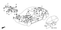 Honda New 2004-2005 Fits Honda Civic Combination Sub-Wire, Part # 32103-S5A-A03