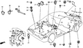 Honda New 1986-1987 Fits Honda CRX Cabin Wire Harness, Part # 32100-SB2-653