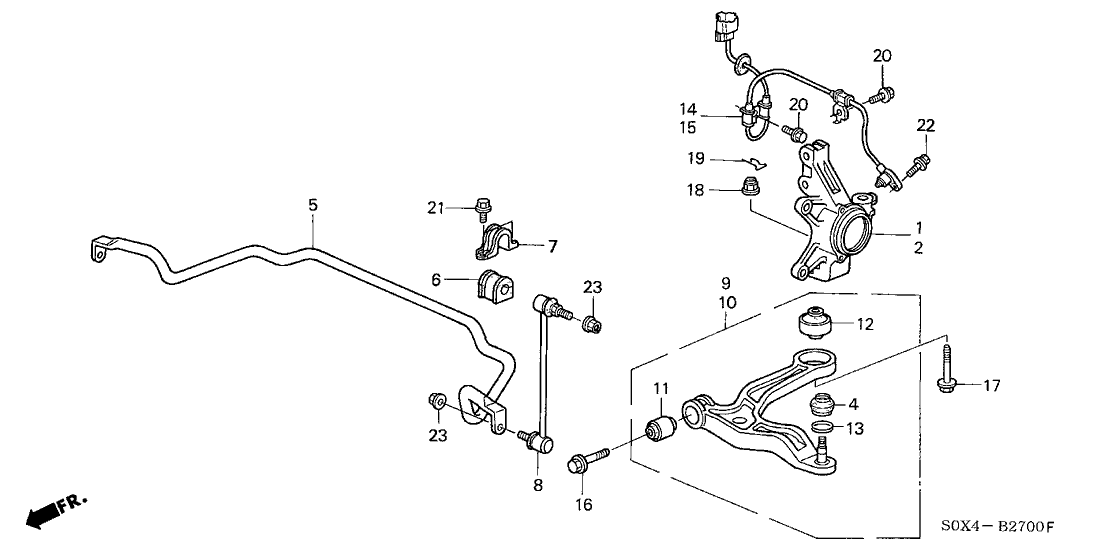 Honda New 1999 Fits Honda Odyssey Bolt, Flange (14X90), Part # 90118-S0X-A00