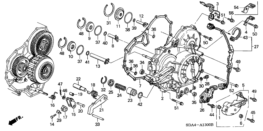 New 1998-2007 Fits Honda Accord Shaft, Parking, Part # 24562-PAX-000