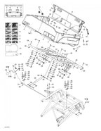Fits 2001/2003/2004/2005 Can-Am Traxter XL / Traxter XL, 7448 Models Hex Plastite Screw M6.81 X 45, OEM Part # 243164540