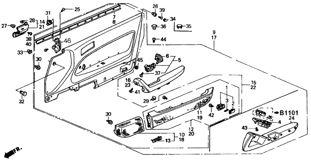 New 1990-1993 Fits Honda Accord Cover, R. Speaker *R104L* (VINTAGE RED), Part # 83503-SM2-A11ZC