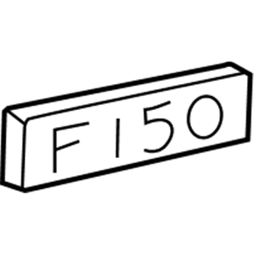 Ford New 2000-2001 Fits Ford F-150 Name Plate Position Passenger Side, Part # YL3Z16720BA