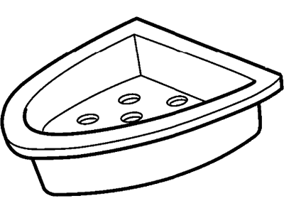Ford New 2002-2003 Fits Ford F-150 Compartment Assy - Rear Stowage Base No. 115a00 Position Rear, Part # 3L3Z16115A00BAC