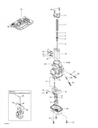 Fits 1999-2007 Ski-Doo MX Z 440 Racing / MX Z 440X Racing Models Top Cap, OEM Part # 404161857