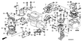 Honda New 2006-2007 Fits Honda Accord Stay A, Electronic Control Mount Tube, Part # 50947-SDA-A20