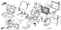 New 2009-2011 Fits Honda Pilot Headrest Assy., Middle *NH686L* (QP LIGHT WARM GRAY), Part # 81340-SZA-A41ZC