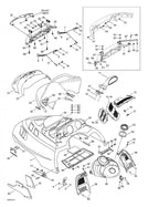 Fits 2003-2004 Ski-Doo Grand Touring 380 F/550 F / Grand Touring 500/600/700 Models Hood Clamp, OEM Part # 517302837