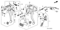 Honda New 2001-2006 Fits Honda Insight Brake Pedal Assembly, Part # 46600-S3Y-A81