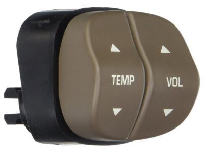 New 2001-2003 Fits Buick Park Avenue Switch Asm,radio Control * Medium Duty Dark Neutr*dark Neutral, Part # 12451275