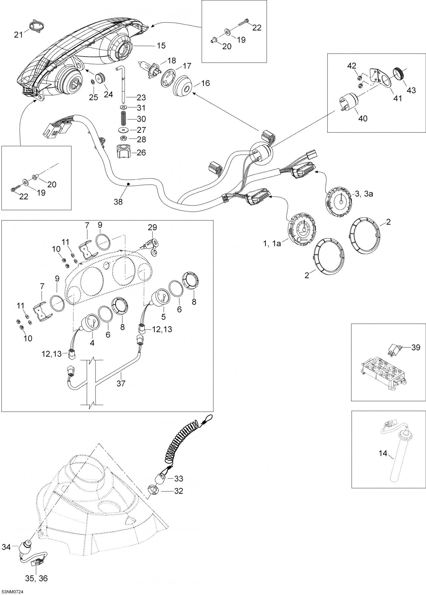 Fits 1996-2007 Ski-Doo Elite 1500 1st Edition / Expedition TUV 1300 (Europe) Models Washer, OEM Part # 517258600