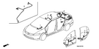 New 2009-2011 Fits Honda Civic Sub-Wire, Console (Include Usb Cord), Part # 32104-SNA-A01