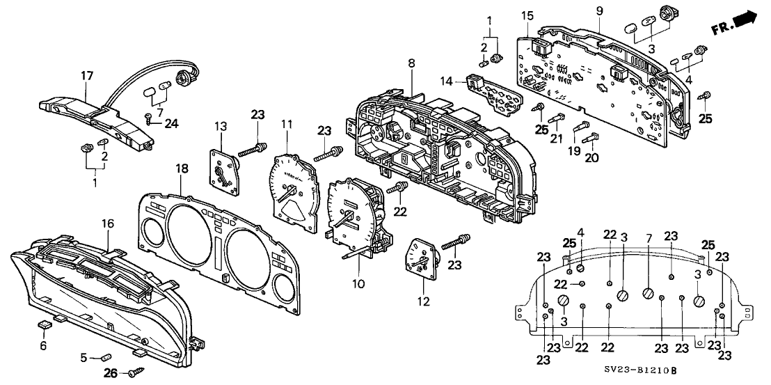 Honda New 1994-1997 Fits Honda Accord Case Assembly, Part # 78110-SV2-A11