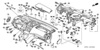 New 2005-2007 Fits Honda Accord Hybrid Bracket, L. Navigation Unit (Upper), Part # 39547-SEA-000