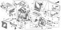 Honda New 2007-2008 Fits Honda Fit Heater Core, Part # 79110-SAA-G02