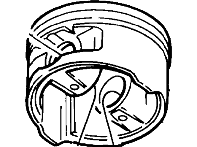 New 2002-2004 Fits Ford / Mercury Crown Victoria / Expedition / Explorer Piston and Pin Assy Base No. 6108, Part # 2L2Z6108HA