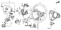 Honda New 2006-2007 Fits Honda Accord Switch Assembly, Audio Remote & Cruise, Part # 35880-SDP-A31