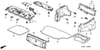 New 2003-2005 Fits Honda Civic Cap, L. Child Anchor (A-1) *YR239L* (KI IVORY), Part # 84551-S5A-A00ZD