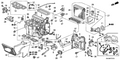 Honda New 2006-2008 Fits Honda Ridgeline Heater Core Sub-Assembly, Part # 79115-SJC-A03