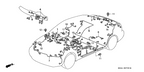 New 1999-2000 Fits Honda Civic Driver Door Wire Harness, Part # 32751-S04-A30