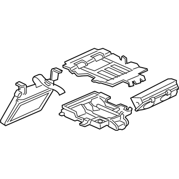 Acura New 2003-2004 Fits Acura MDX Display Assembly, Rear Moon Lake Gray, Part # 39460-S3V-A01ZD