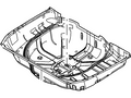 Ford New 2007-2009 Fits Ford Freestyle / Taurus X Panel Base No., Part # 8A4Z7447043A